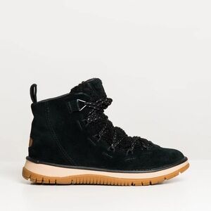 UGG authentic winter Lakesider heritage mid boots black leather comfy